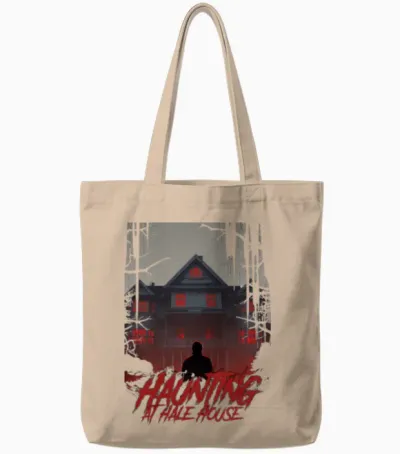 Haunting at Hale House Book Cover Tote Bags - Natural