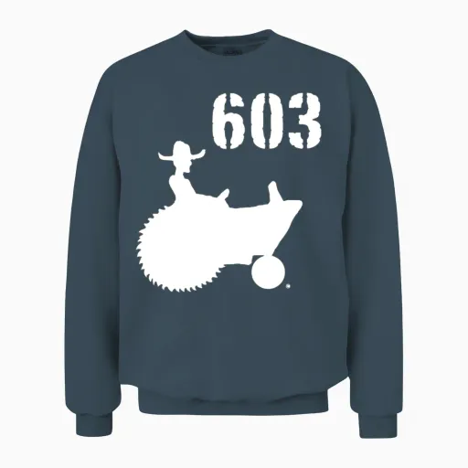 603 New Hampshire Unisex Sweatshirt in Dark Heather