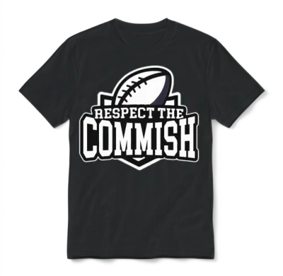 Respect the Commish Unisex T-Shirt - Black