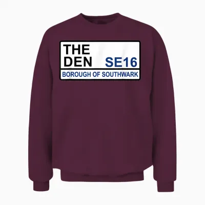 Millwall the Den Iconic Street Unisex Sweatshirt - Maroon