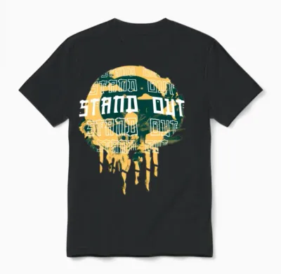 Retro Style Japanese Design Unisex T-Shirt - Black