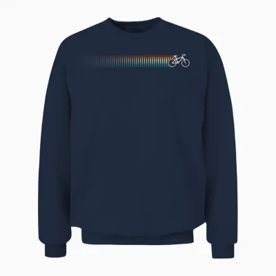 Bicycle Retro Unisex Sweatshirt - Navy