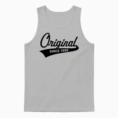 Original Since 1999 (year of Birth, Birthday / B) Unisex Tank Top - Ash
