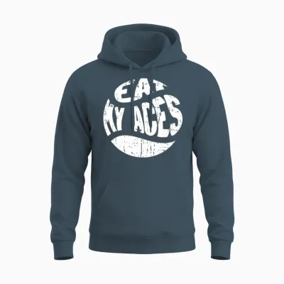 Tennis Funny Unisex Hoodie - Dark Heather