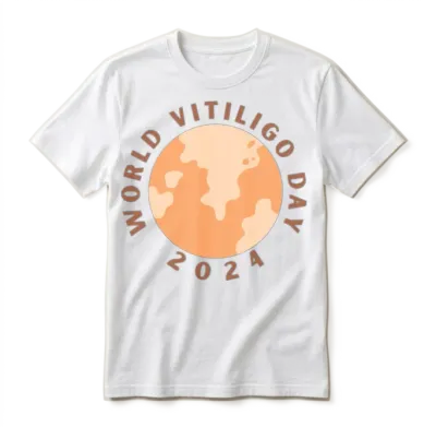 World Vitiligo Day 2024 Unisex T-Shirt - White