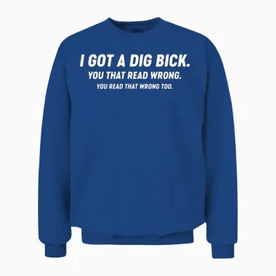 Funny Unisex Sweatshirt - Royal