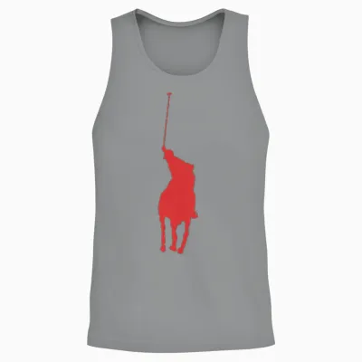 Pferd Polo Emblem Fashion Geschenk Unisex Tank Top - Sport Grey