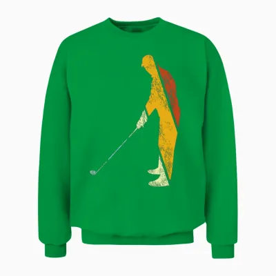 Golf Retro Unisex Sweatshirt - Irish Green