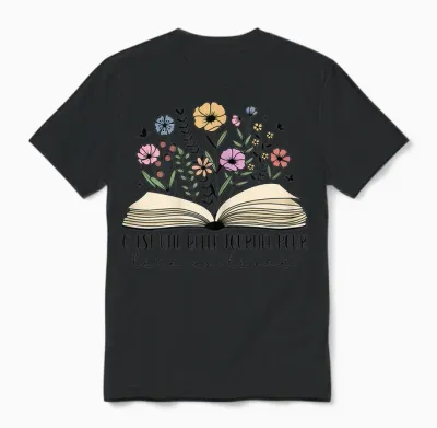 It's a Beautiful Day to Read a Book Gift Reading Unisex T-Shirt - Black
