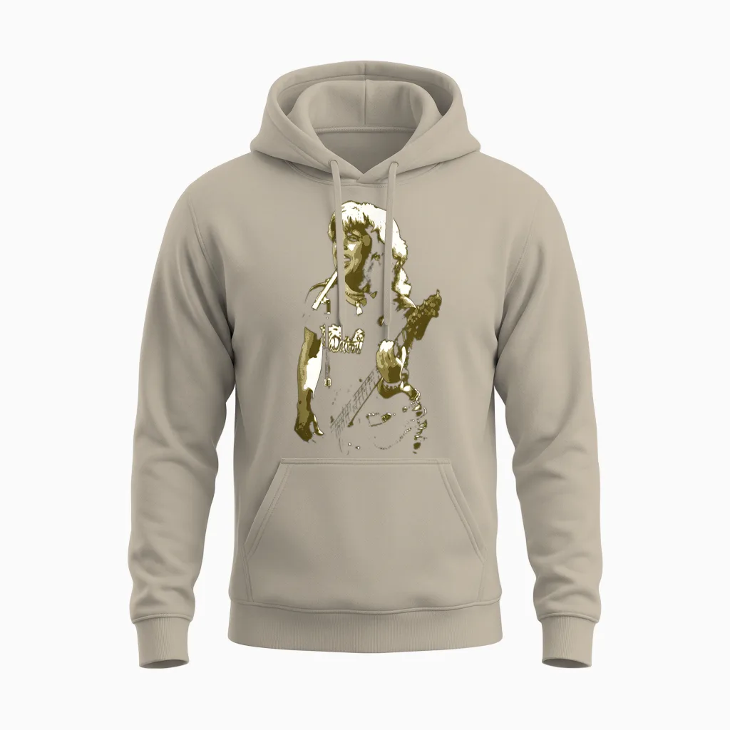 Tv Times Suzi Quatro Live T-Shirt Schwarz Unisex S Eu 41 Unisex Hoodie in Sand