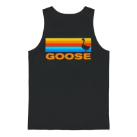 Goose Inspired Retro Unisex Tank Top - Black – 1