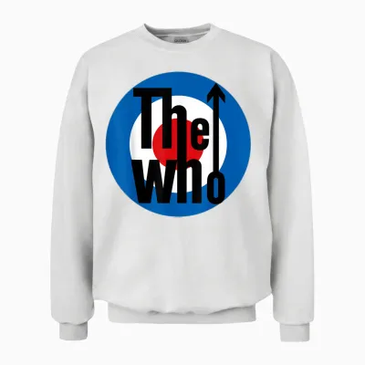 The Who Official Classic Target Logo Unisex Sweatshirt - White