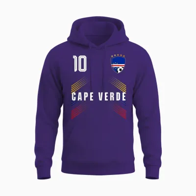 Cape Verde Flag Cape Verdean Pride Lovers Unisex Hoodie - Purple