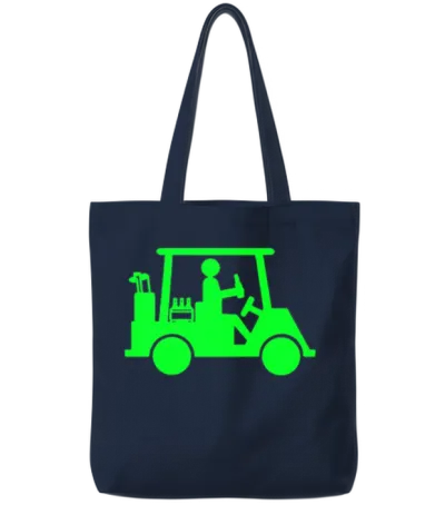 Funny Golf Tote Bags - Navy