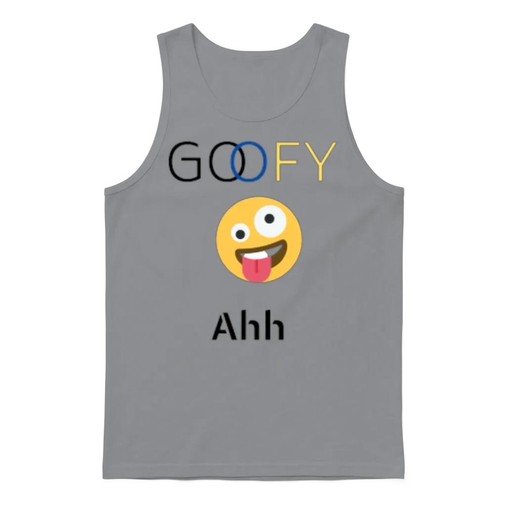 Funny Goofy Ahh Unisex Tank Top - Sport Grey