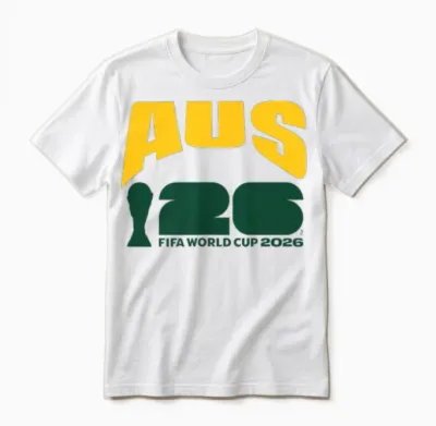 Fifa World Cup26 Australia Ball in Goal Unisex T-Shirt - White