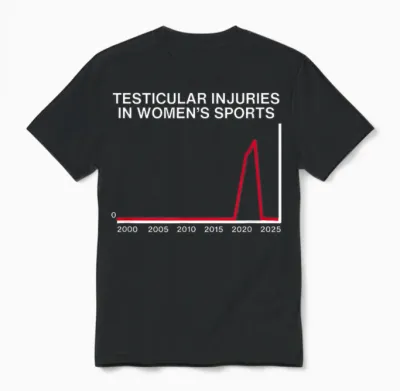 Blessures Testiculaires Dans Le Sport Des Femmes Déclaration De Meme Drôle Unisex T-Shirt - Black