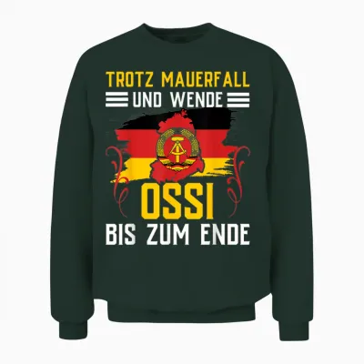 Ossi Gift Women Ddr Men East Germany Nva East Unisex Sweatshirt - Forest