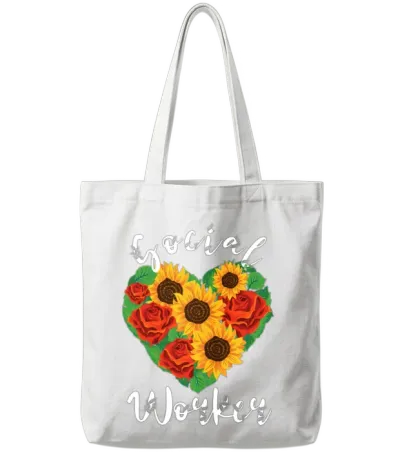 Social Worker School Social Worker Social Services Tote Bags - White