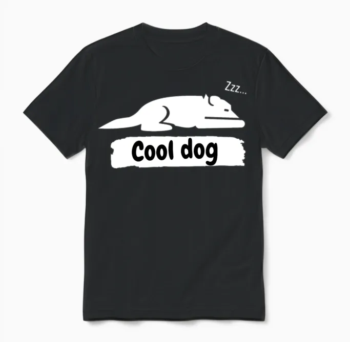 Dog Tshirts Lovers Unisex T-Shirt in Black