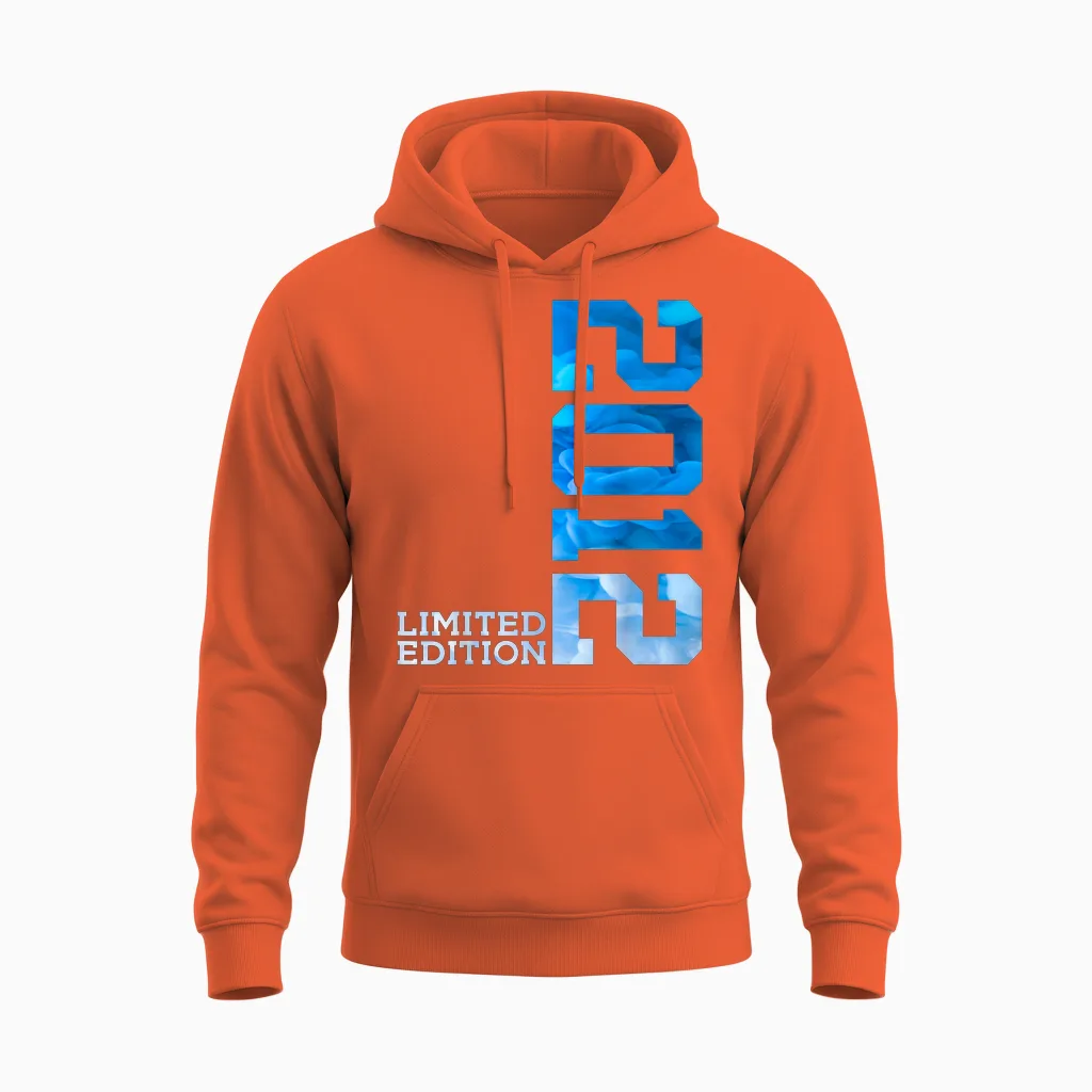 14 Jahre 14. Geburtstag Limited Edition 2012 Unisex Hoodie in Orange