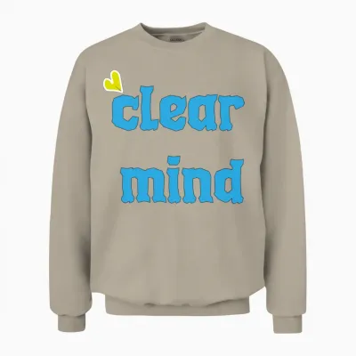 Clear Mind Unisex Sweatshirt - Sand