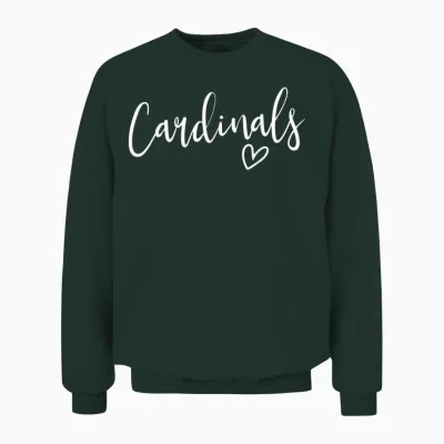 Cardinals School Cardinals Sports Team Women's Cardinals Unisex Sweatshirt - Forest