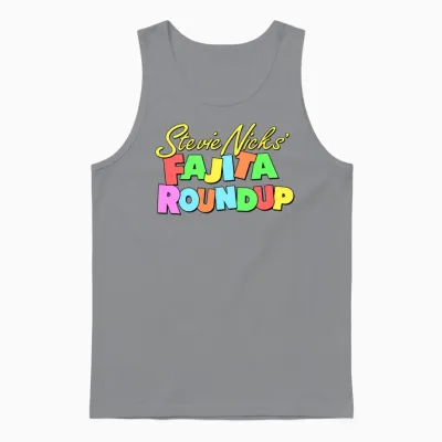 Stevie Nicks Fajita Roundup Logo Only Snl by Kelly Unisex Tank Top - Sport Grey