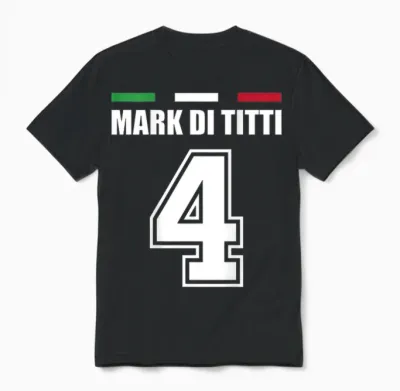 Funny Name Italy Jersey for Mallorca and the Party T-Shirt, Blue Unisex T-Shirt - Black