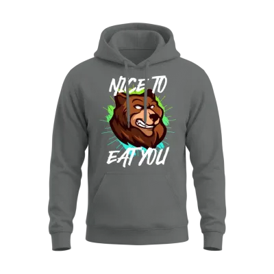Nice to Eat You Nature Boy Mountain Lover Unisex Hoodie - Graphite Heather