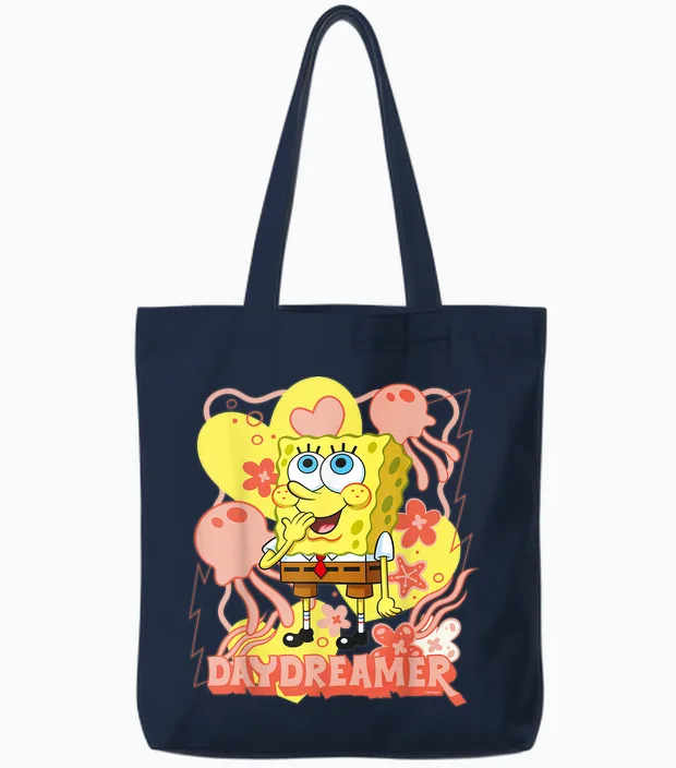 Sponge Bob - Schwammkopf Daydreamer Tote Bags in Navy