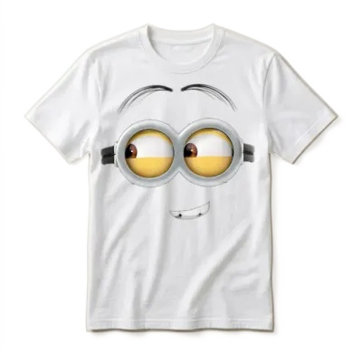 Minions Dave Face Costume Unisex T-Shirt - White