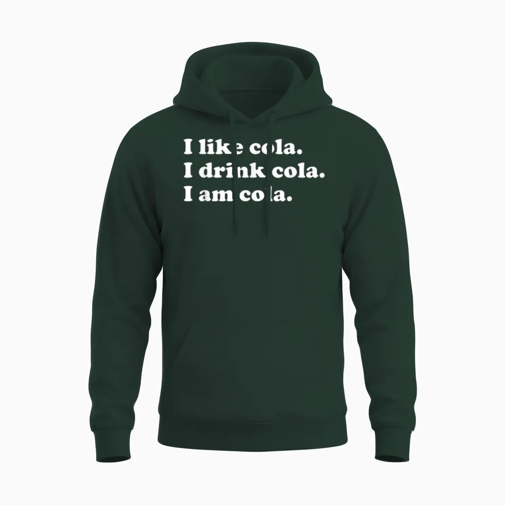 Cola Lover Men's / Women's / Girls' / Boys' T-Shirt, Black, S Unisex Hoodie in Forest