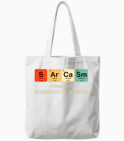 Cool Retro Vintage Chemistry Tote Bags - White