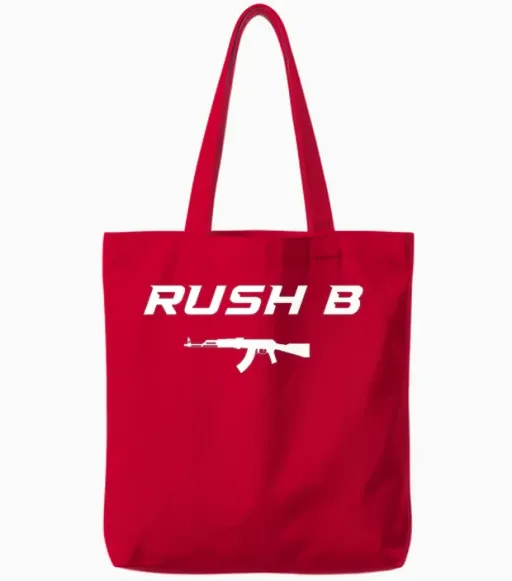 Fps Gamer Funny Cs First Person Competitive Game Cs2 Tote Bags - Red