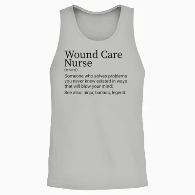 Funny Wound Care Nurse Definition Unisex Tank Top - Ash