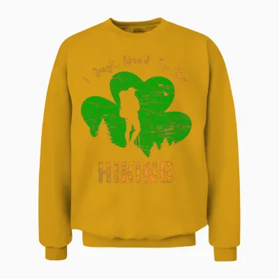 Need to Go Hiking Unisex Sweatshirt - Gold
