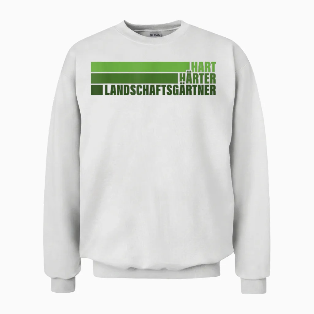Hart Härter Landschaftsgärtner Garten Gärtner Unisex Sweatshirt in White