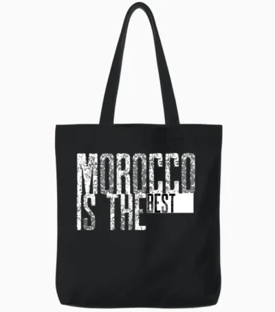Morocco Is the Best Tote Bags - Black