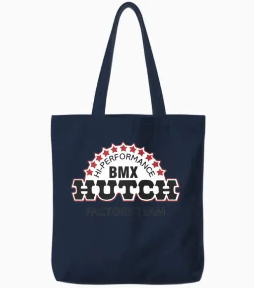 Hi-Perforce Bmx Hutch Cycling Gift Tote Bags in Navy