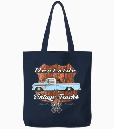 Dentside Wind Blue Tote Bags - Navy