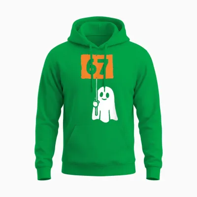 67 Meme Humor 6-7 Funny Six Seven Halloween Unisex Hoodie - Irish Green