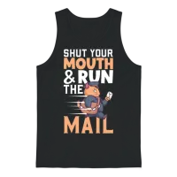 Postal Worker Mail Lady Mail Carrier Postal Unisex Tank Top - Black – 1