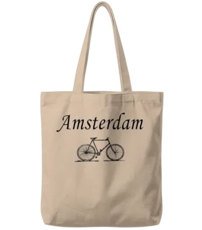 Amsterdam Tote Bags - Natural