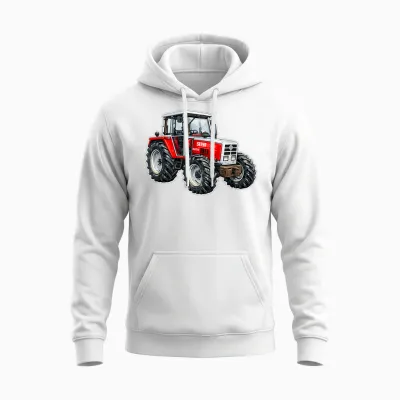Steyr Austria Laster Landwirtschaft Trecker 8090 Traktor Unisex Hoodie - White