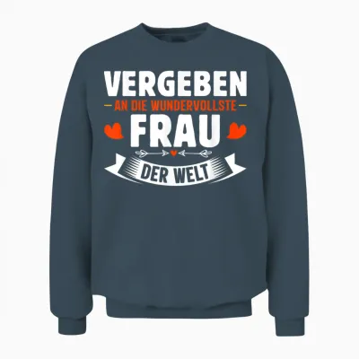 Malle Vergeben an Die Wundervollste Frau Mallorca Unisex Sweatshirt - Dark Heather