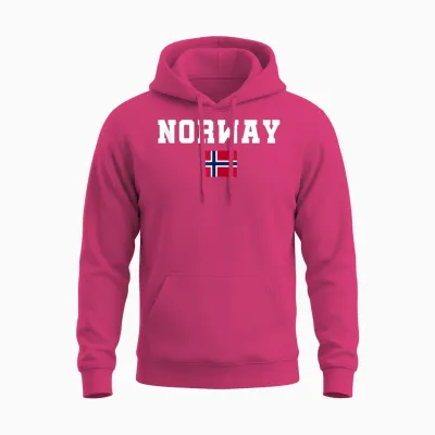Norway Gift Norwege Norway Norge North Cape Oslo Unisex Hoodie - Heliconia