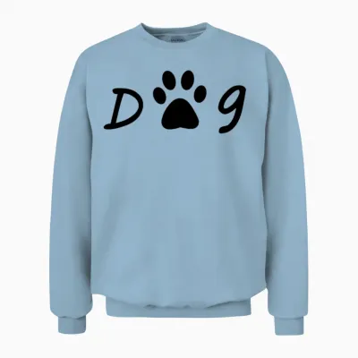 Dog Unisex Sweatshirt - Light Blue