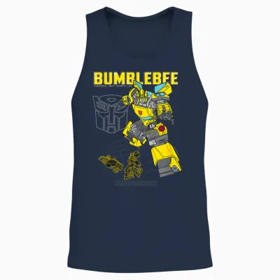 Transformers Bumblebee Unisex Tank Top - Navy