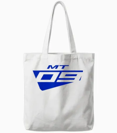 Mt-09 Sport Bike Motorcycle Tote Bags - White